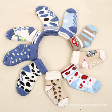 Children Kids Baby Cotton Full Terry Socks with Turn-Over Welt (KA405)